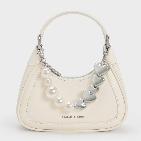 Charles and Keith Valentines Bag Mini Hobo Bag Limited Edition - Picture 3 of 8